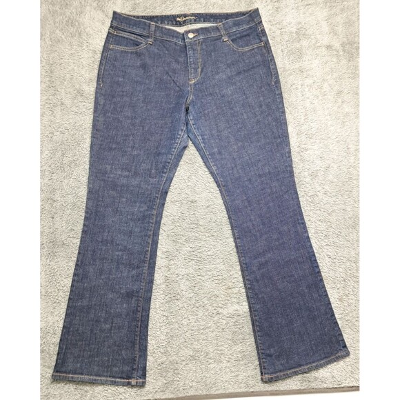 Old Navy Jeans Womens Sz 14 Flared Denim Blue Stretch The Dreamer - Picture 2 of 13